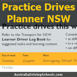 Practice Drives Planner NSW