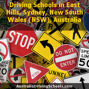 Driving Schools in East Hills, Sydney, New South Wales (NSW), Australia
